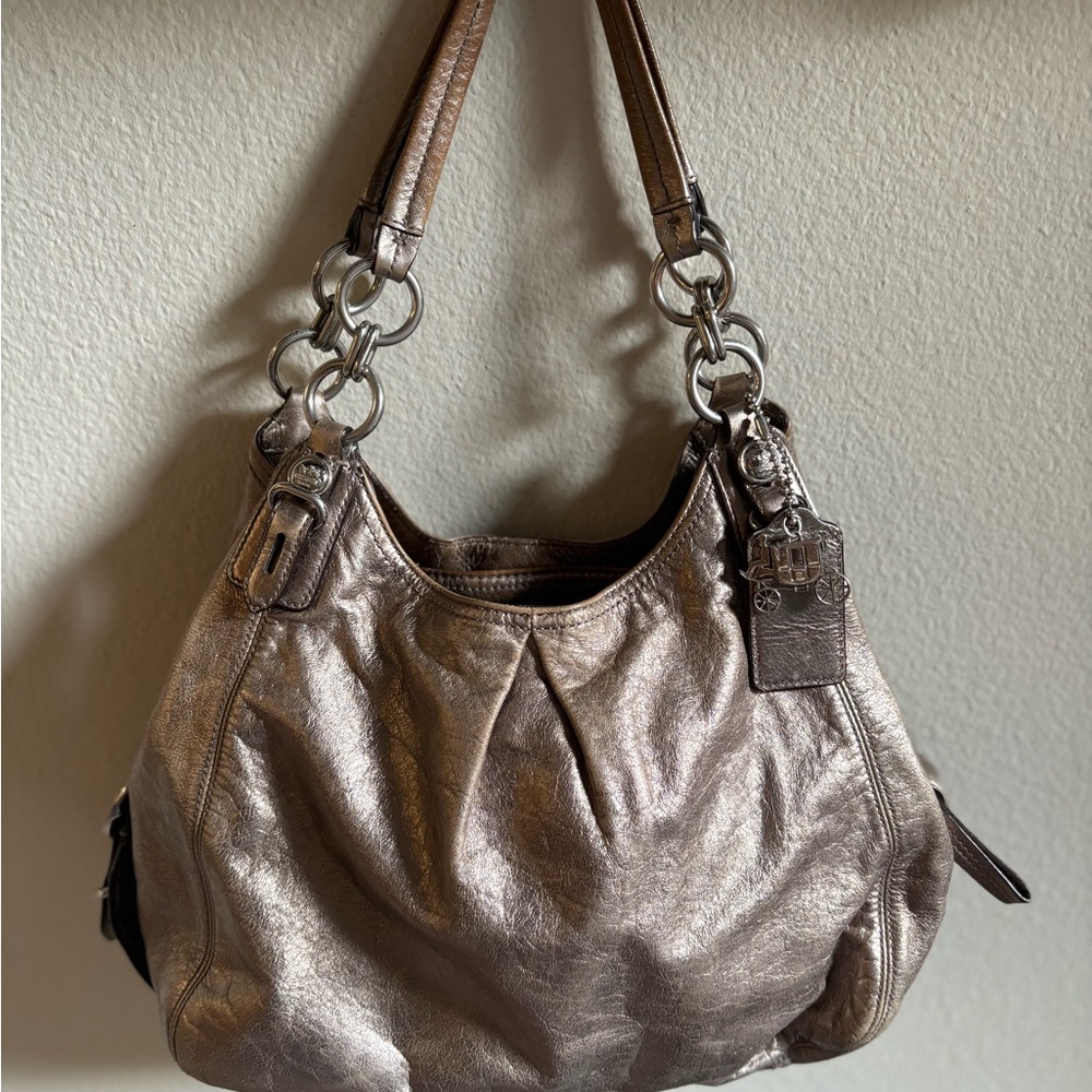 Vintage Y2K Coach Madison Maggie Leather Hobo Bag